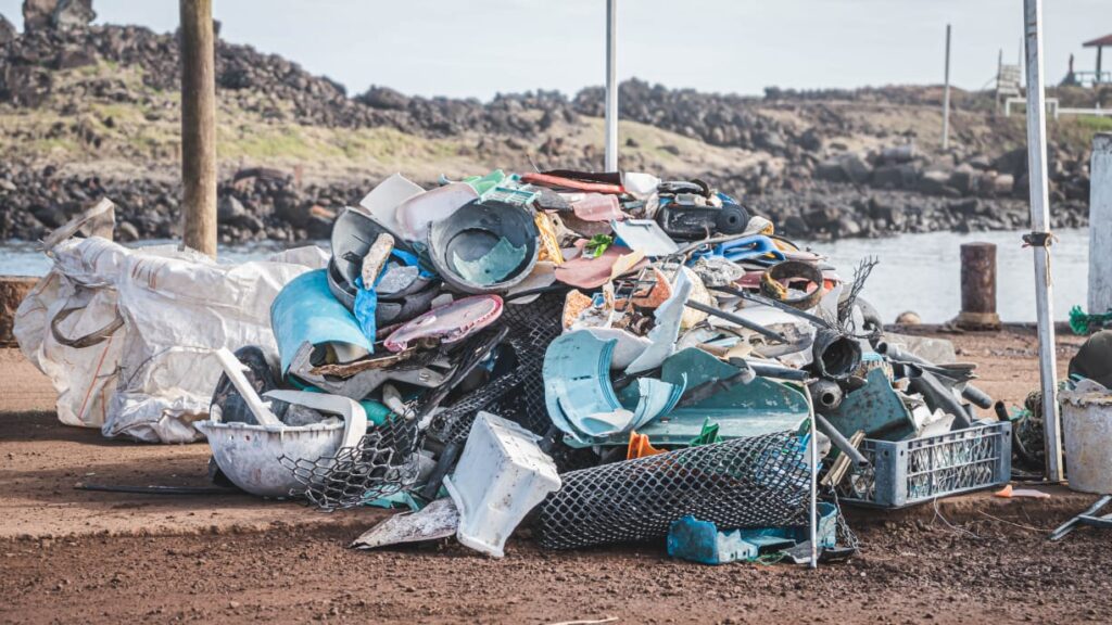 Basura en Isla de Pascua