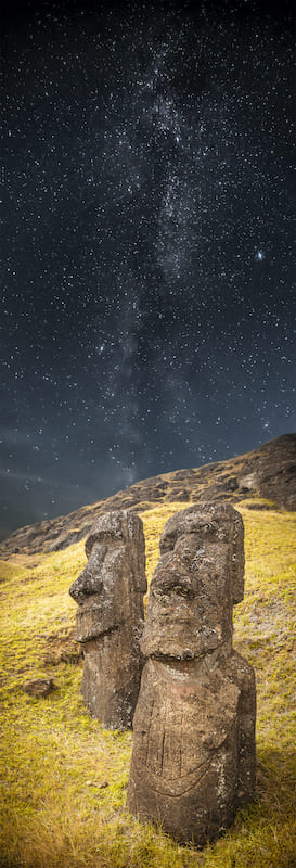 Isla de Pascua de noche
