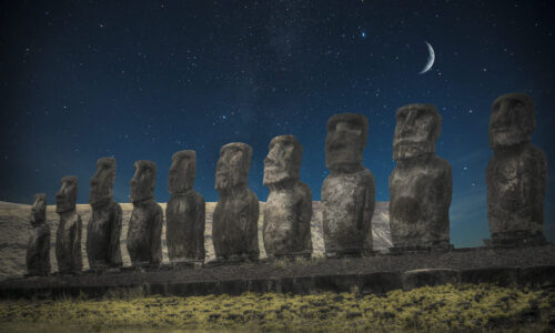 Rapa Nui de noche