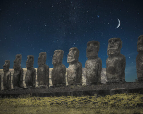 Rapa Nui de noche