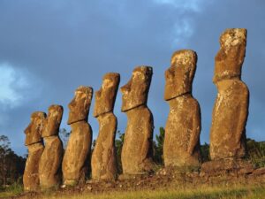Ahu Akivi en Rapa Nui
