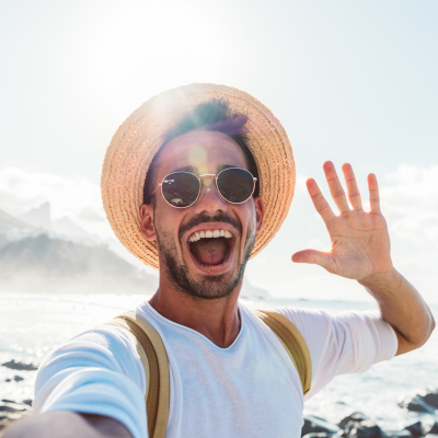 Selfie en Isla de Pascua